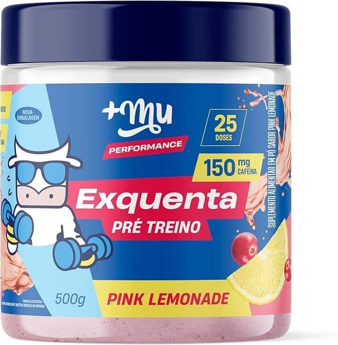 Mu-Pre-Treino-Exquenta-Sabor-Pink-Lemonade-500g.jpg '+Mu Pré Treino Exquenta Sabor Pink Lemonade - 500g - Imagem 1